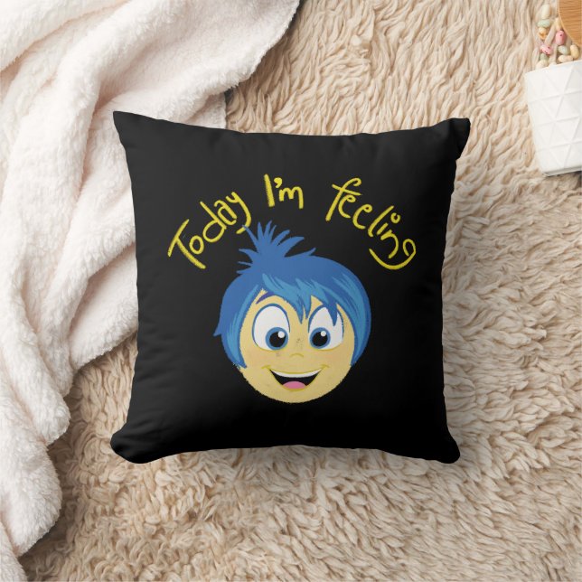Coussin Inside Out 2 Aujourd’hui je ressens Joy Graphic (Couverture)