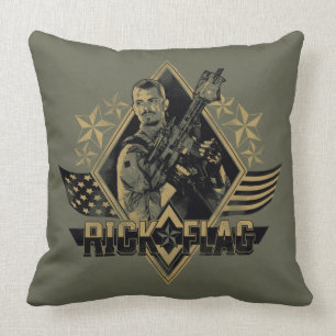 Coussin Insigne de drapeau du peloton   Rick de suicide