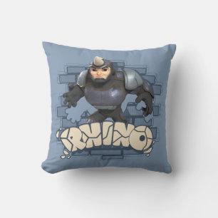 Coussin Insigne de personnage de Rhino