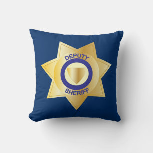 Coussin Insigne d'étoile d'or du shérif adjoint