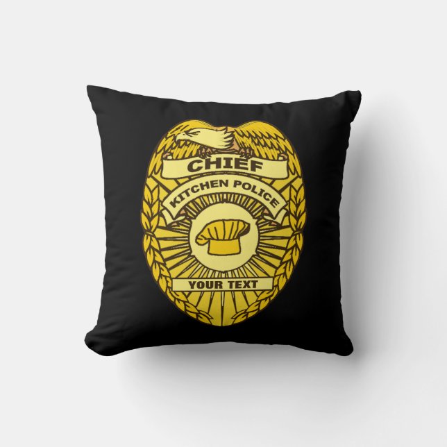 Coussin Insigne du chef de la police de cuisine (Recto)