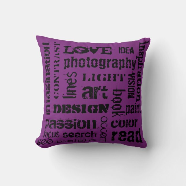 Coussin inspiration d'art (Recto)