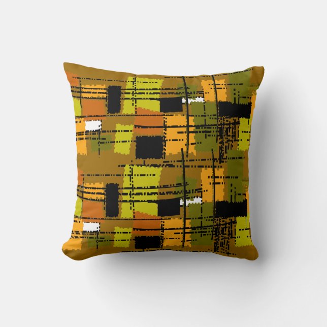 Coussin Inspiré du milieu du siècle (Recto)