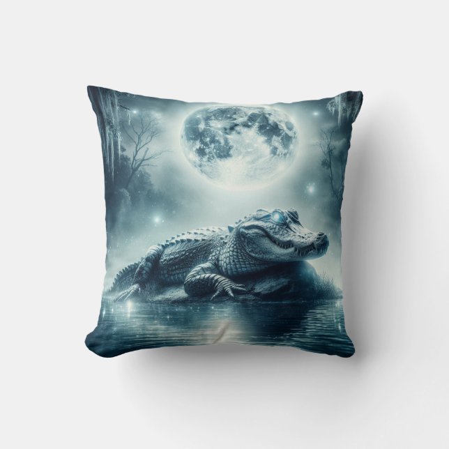 Coussin inspiré par l'alligator (Recto)