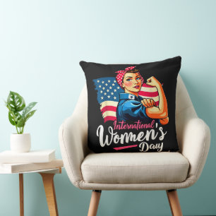 Coussin Inspirez l'inclusion 8 mars International