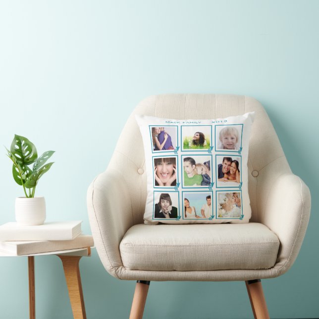Coussin Instragram Flèches modernes stylisées Vos Photos (Chaise)