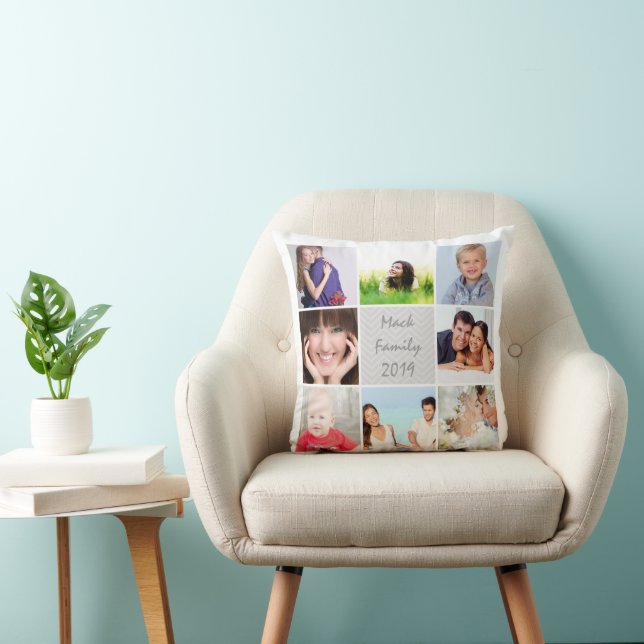 Coussin Instragram Moderne stylisé vos photos (Chaise)