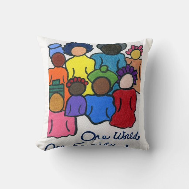 Coussin interracial d'amour (Recto)