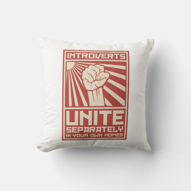 Coussin Introverts unissent séparément dans vos propres (Recto)