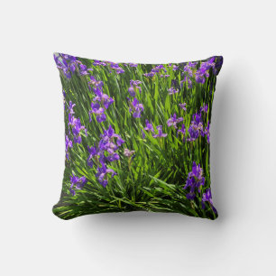 Coussin Iris violet