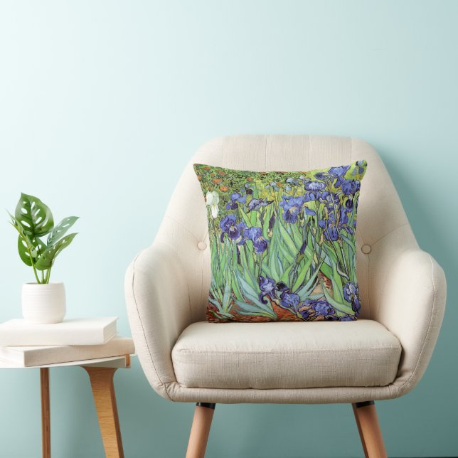 Coussin Irises Garden Vincent van Gogh (Chaise)