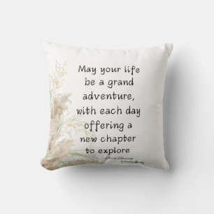 Coussin Irish Blessing May Your Life Be a Grand Adventure