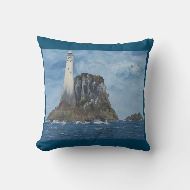 Coussin Irish Fastnet Lighthouse, Comté de Cork, Irlande (Recto)