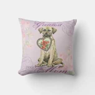 Coussin Irish Wolfhound Heart Mom