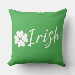 Coussin Irlandais avec Trèfle - Fête de la Saint-Patrick