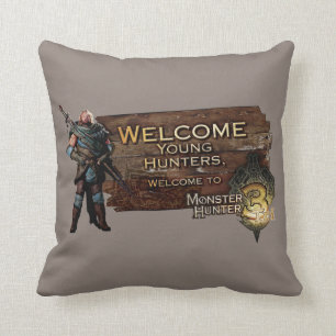 Coussin Ironbeard McCullough, jeunes chasseurs bienvenus à