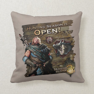 Coussin Ironbeard McCullough, saison de chasse est ouvert