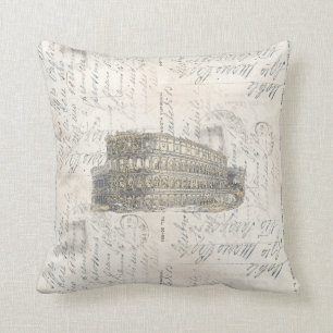 Coussin italien de carte postale de Colisé antiqu