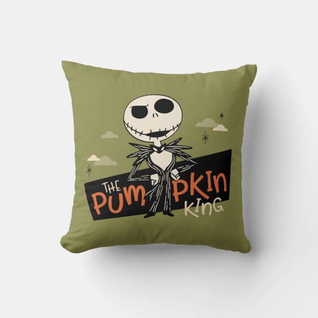 Coussin Jack Skellington le roi Citrouille (Recto)