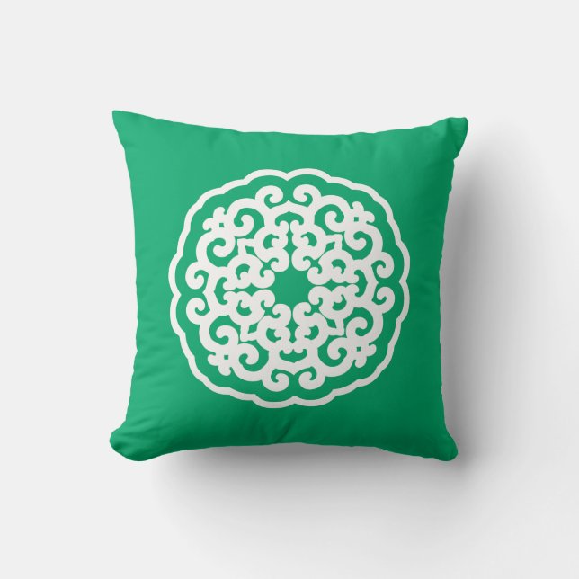 Coussin Jade Asian Moods Mandalla (Recto)