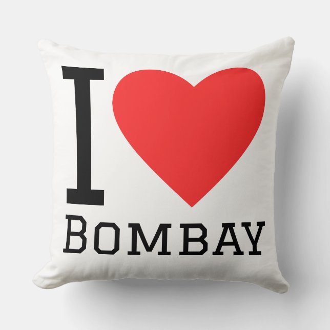 Coussin J'adore Bombay  (Recto)