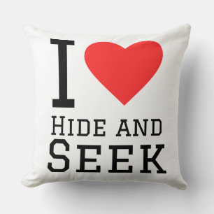 Coussin J'adore cache-cache