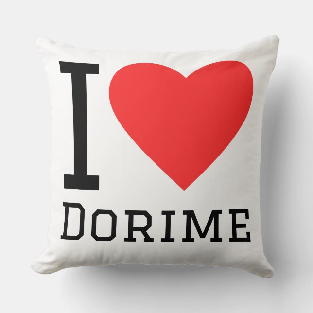 Coussin J'adore dorime (Recto)