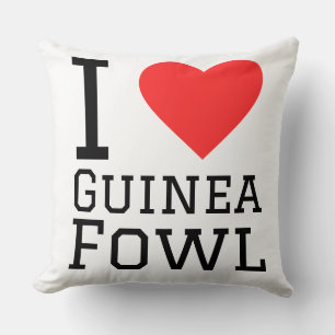 Coussin J'adore la pintade