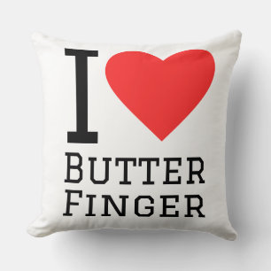Coussin J'adore le doigt de beurre
