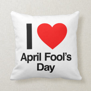 Coussin j'adore le jour d'avril fool