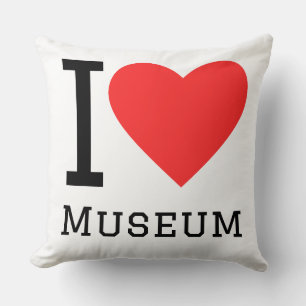 Coussin J'adore le musée