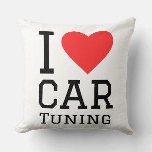 Coussin J'adore le réglage de voiture