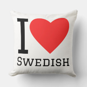 Coussin J'adore le suédois