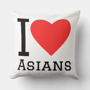 Coussin J'adore les Asiatiques 
