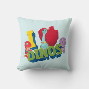 Coussin J'adore les dinos Dino Ranch