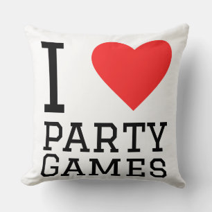 Coussin J'adore les jeux de fête