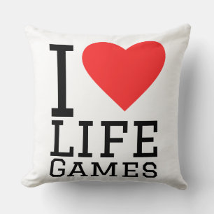Coussin J'adore les jeux de vie