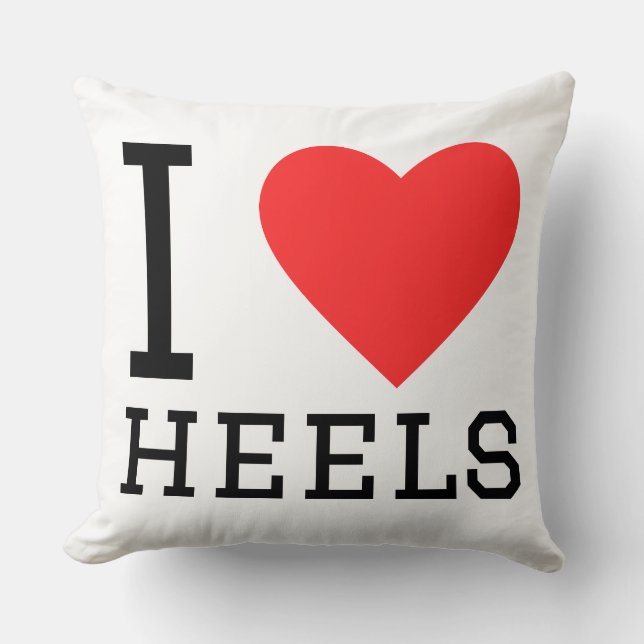 Coussin J'adore les talons  (Recto)