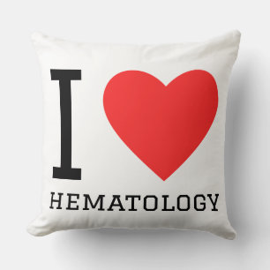 Coussin J'adore l'hématologie