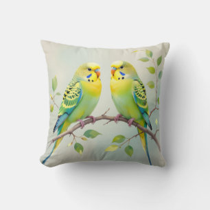 Coussin J'adore mes perruches