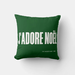 Coussin J'adore Noël !