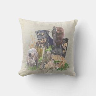 Coussin Jagdterrier Apache c. Renbrad. Bouchon de café