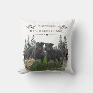 Coussin Jagdterrier Bo c. Renbrad Kennel. Ordinateur porta