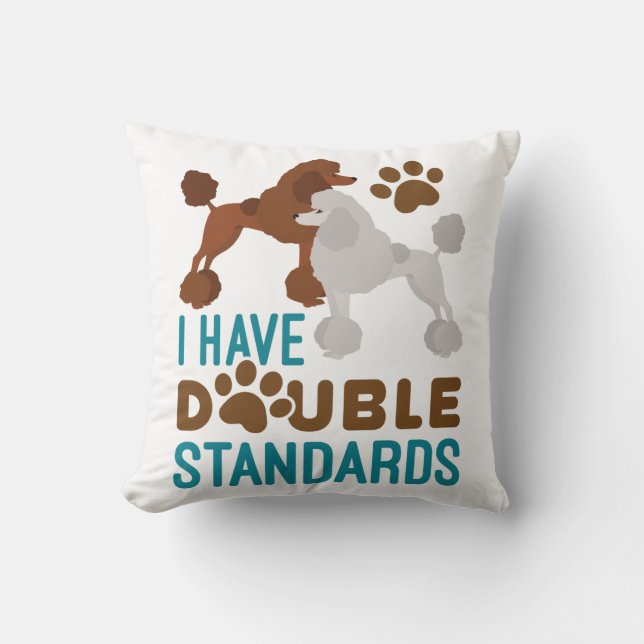 Coussin J'Ai Des Canicules Standard Double Standards (Recto)