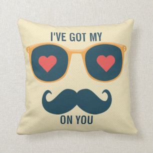 Coussin J'ai des yeux sur toi Drôle Salutation de jour Va