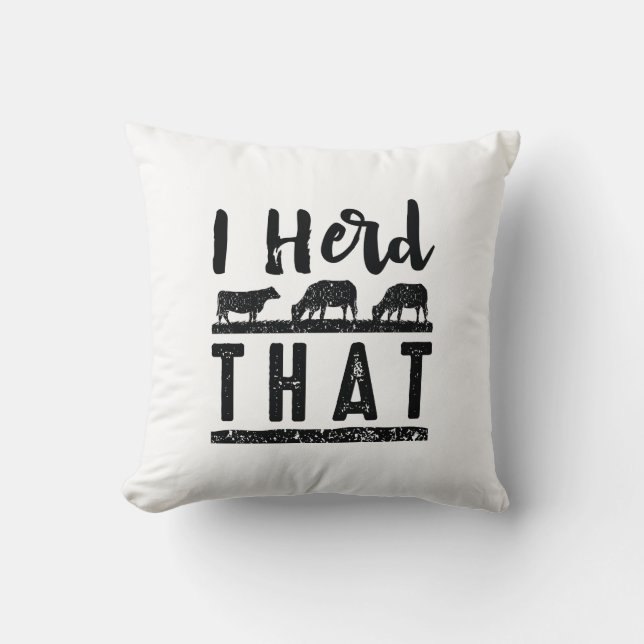 Coussin J'Ai Entendu Ça (Recto)