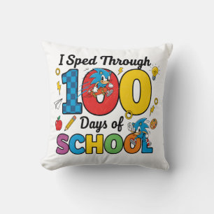 Coussin J'ai filé à travers 100 jours de l'école Gamer gar