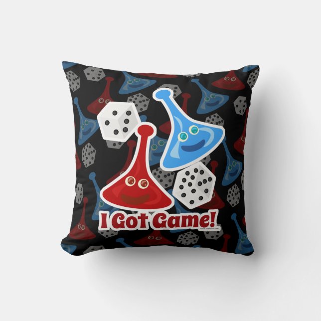 Coussin J'Ai Game Epic Tabletop Gamer Design (Recto)
