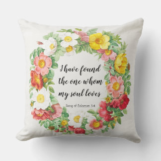 Coussin J'ai trouvé la chanson de Solomon Throw Pillow