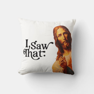 Coussin J'ai vu ça, Jésus Art, J'ai vu ça Jésus 